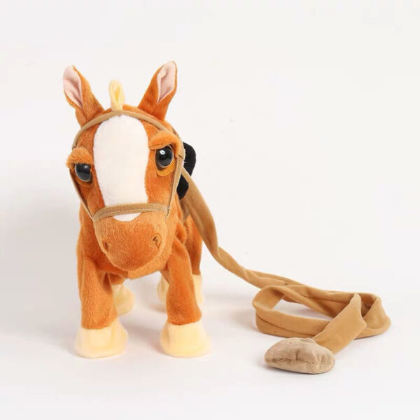 soft wild animal stuffed horse toy for children - 图片 3