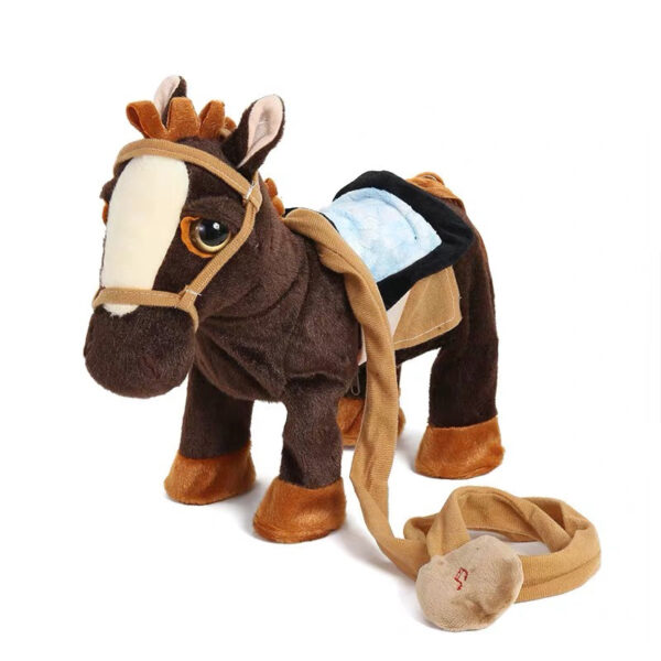 soft wild animal stuffed horse toy for children - 图片 2
