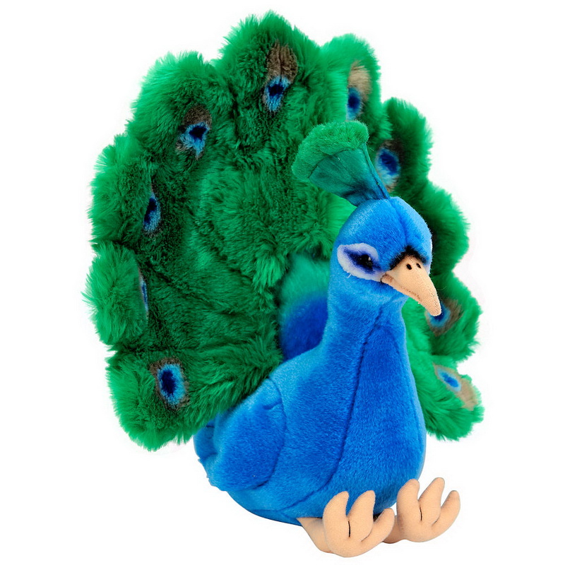 Simulation Bird Plush -8'' Peacock
