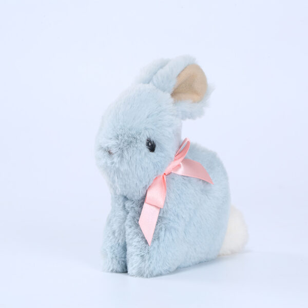Cute soft realistic pink rabbit bunny stuffed toys - 图片 2