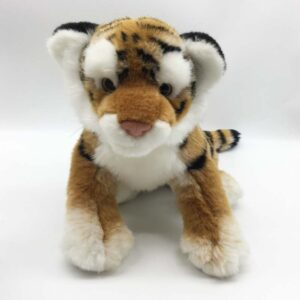 latest design superior quality simulated furry tiger toy