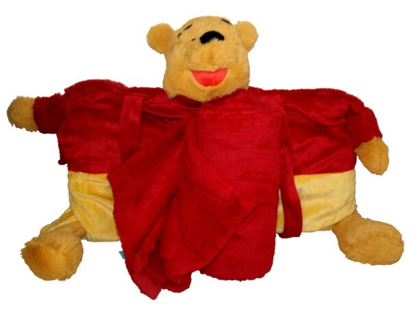 Kid 2-in-1 Cute Travel Pillow and Blanket Set. - 图片 2