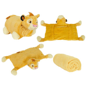 Kid 2-in-1 Cute Travel Pillow and Blanket Set.