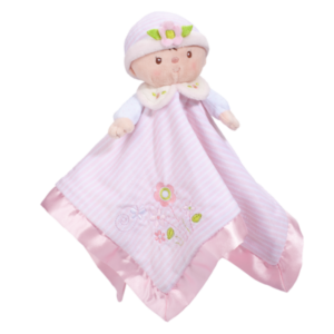 Baby Doll blanket ,Soft lovey baby gifts for Newborn girls
