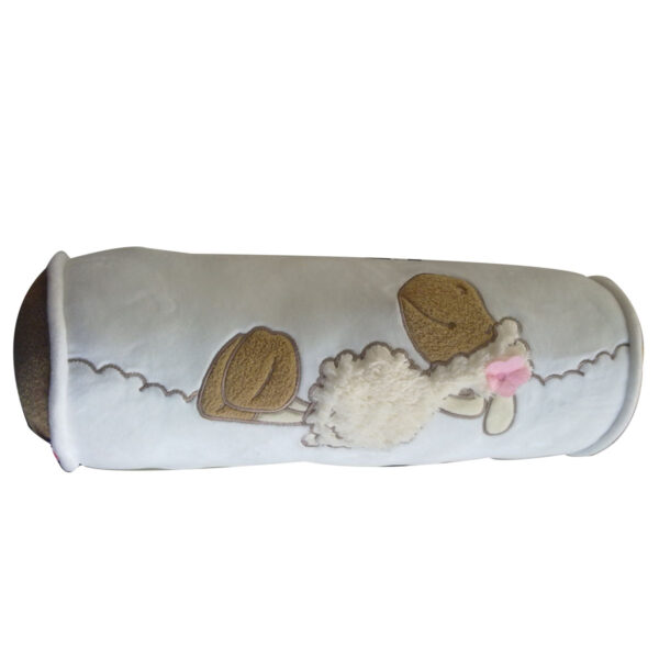 Super Soft Boa Material Cushion 3D Appliqued Embroidery - 图片 4