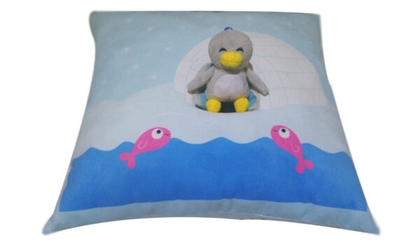 Super Soft Boa Material Cushion 3D Appliqued Embroidery - 图片 3